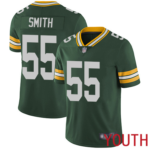 Green Bay Packers Limited Green Youth 55 Smith Za Darius Home Jersey Nike NFL Vapor Untouchable
